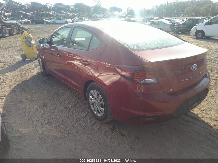VIN KMHD74LF3KU788090 2019 HYUNDAI ELANTRA SE