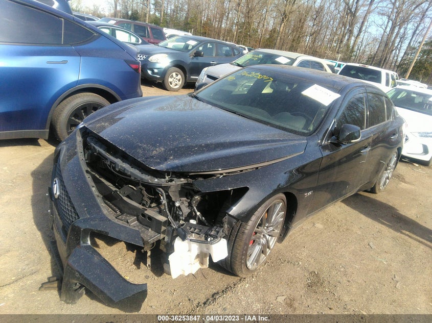 VIN JN1FV7ARXHM870864 2017 INFINITI Q50 RED SPORT 400