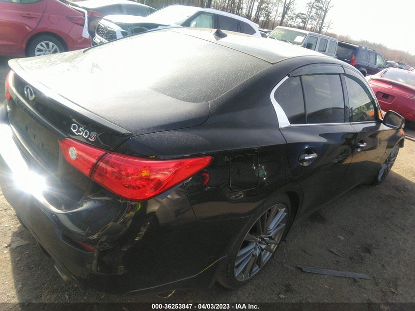 VIN JN1FV7ARXHM870864 2017 INFINITI Q50 RED SPORT 400