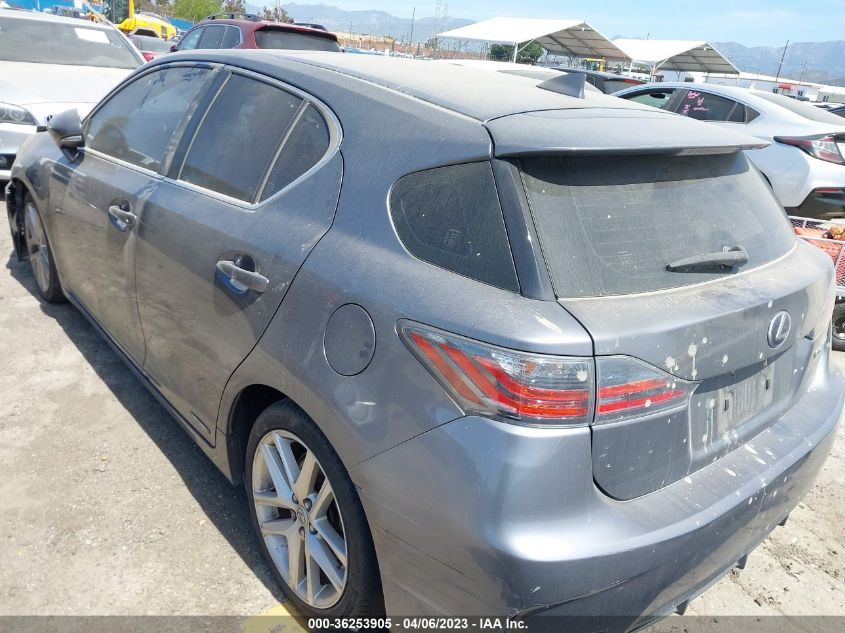 2014 LEXUS CT 200H HYBRID - JTHKD5BH6E2205619
