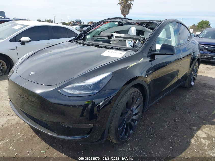 2023 TESLA MODEL Y PERFORMANCE - 7SAYGDEF5PF663081