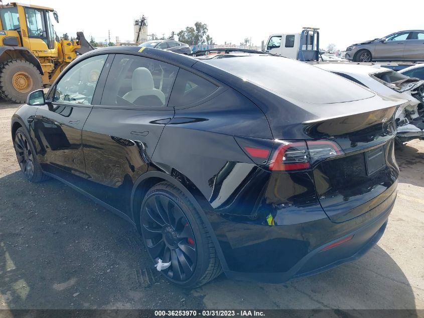 2023 TESLA MODEL Y PERFORMANCE - 7SAYGDEF5PF663081