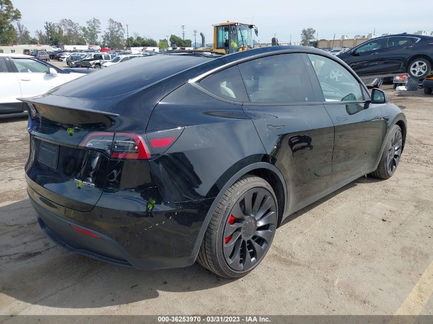 2023 TESLA MODEL Y PERFORMANCE - 7SAYGDEF5PF663081