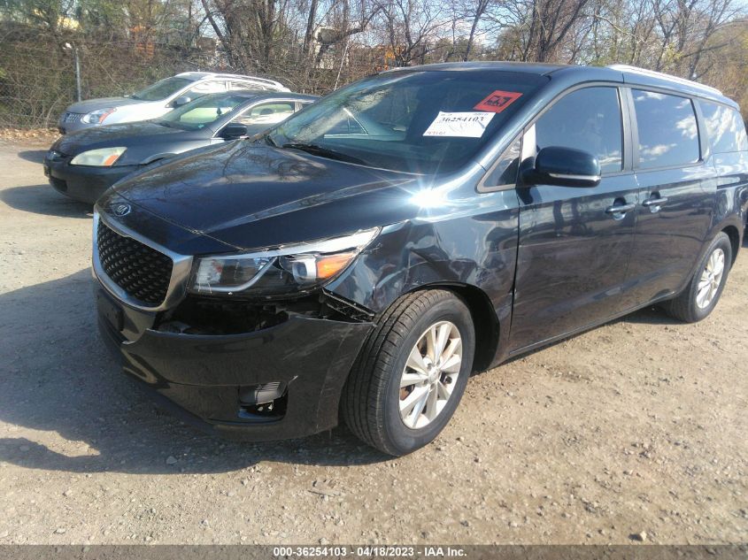 2016 KIA SEDONA LX - KNDMB5C15G6142817