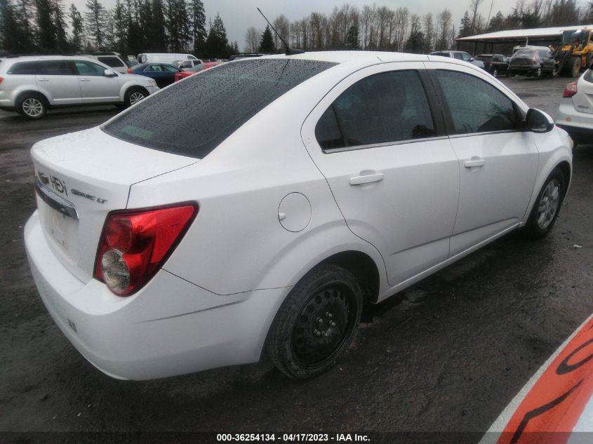 2014 CHEVROLET SONIC LT - 1G1JC5SH4E4203137