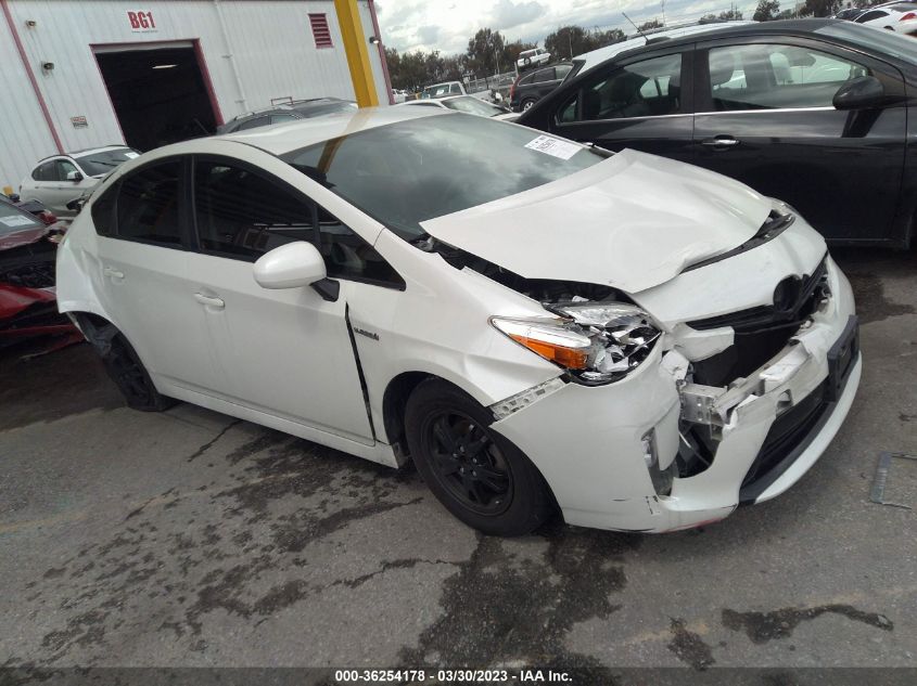 2015 TOYOTA PRIUS FOUR - JTDKN3DU9F1924349
