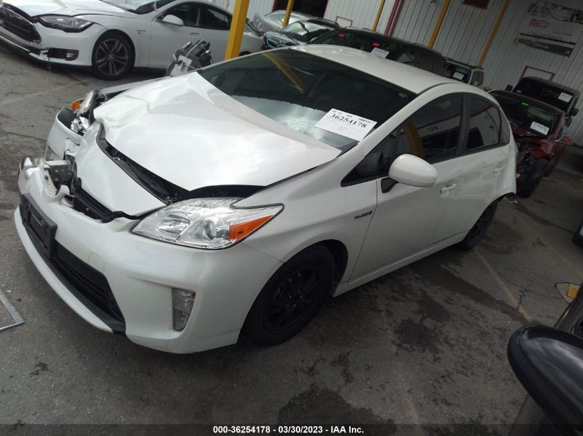 2015 TOYOTA PRIUS FOUR - JTDKN3DU9F1924349