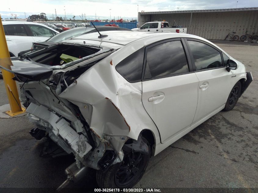 2015 TOYOTA PRIUS FOUR - JTDKN3DU9F1924349