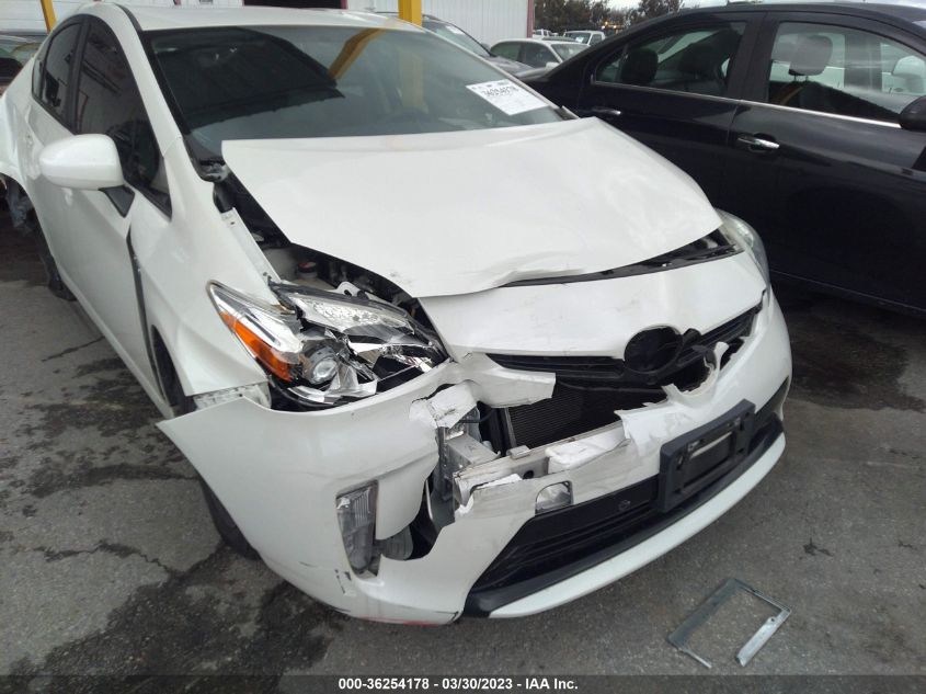 2015 TOYOTA PRIUS FOUR - JTDKN3DU9F1924349