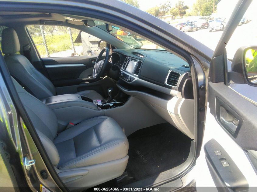 2015 TOYOTA HIGHLANDER XLE - 5TDKKRFH9FS119742
