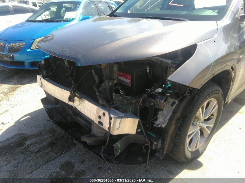 2015 TOYOTA HIGHLANDER XLE - 5TDKKRFH9FS119742