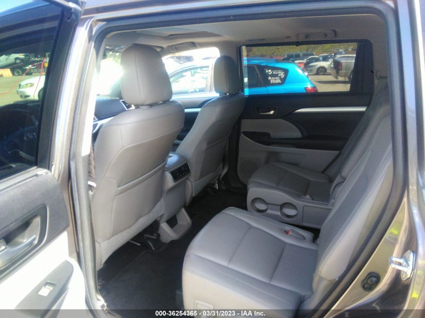 2015 TOYOTA HIGHLANDER XLE - 5TDKKRFH9FS119742