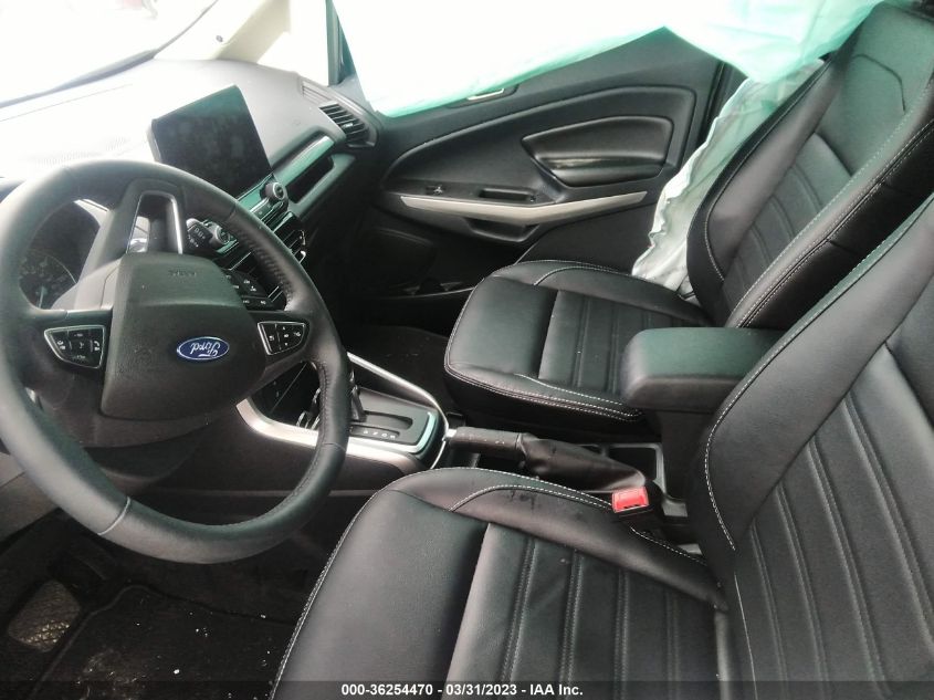 2022 FORD ECOSPORT TITANIUM - MAJ6S3KL0NC469226
