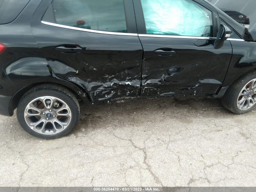 2022 FORD ECOSPORT TITANIUM - MAJ6S3KL0NC469226