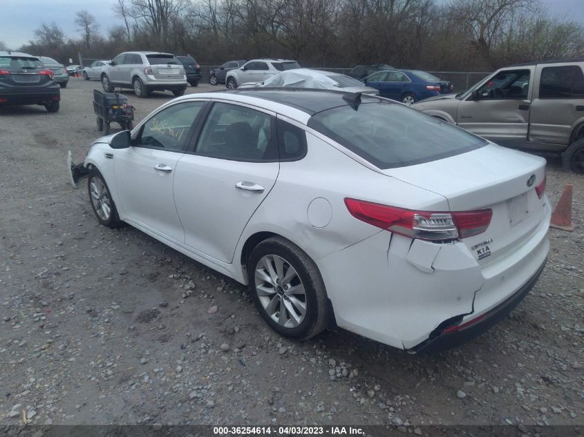 2016 KIA OPTIMA EX - 5XXGU4L35GG052703