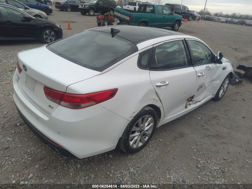 2016 KIA OPTIMA EX - 5XXGU4L35GG052703