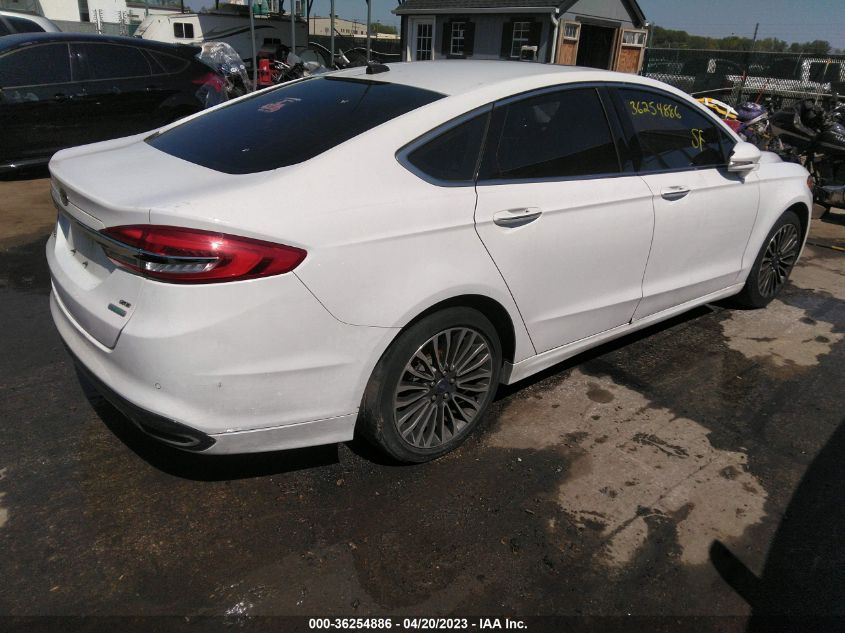 2017 FORD FUSION SE - 3FA6P0H9XHR161921