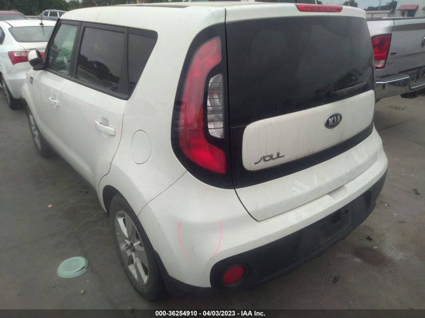 2018 KIA SOUL BASE - KNDJN2A29J7535810