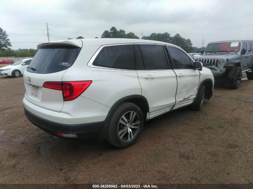 2017 HONDA PILOT EX-L - 5FNYF5H74HB031412
