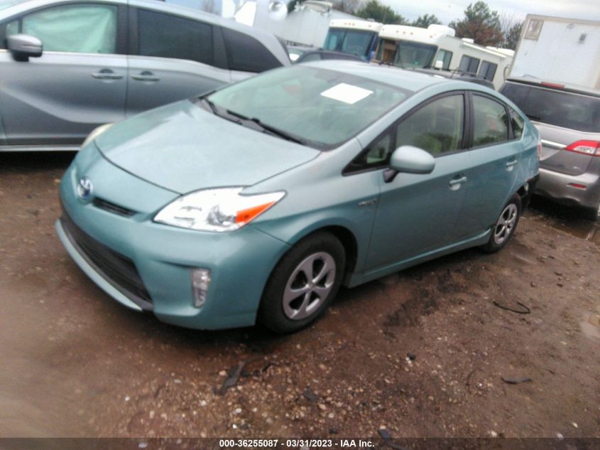 2015 TOYOTA PRIUS FOUR - JTDKN3DUXF1912503