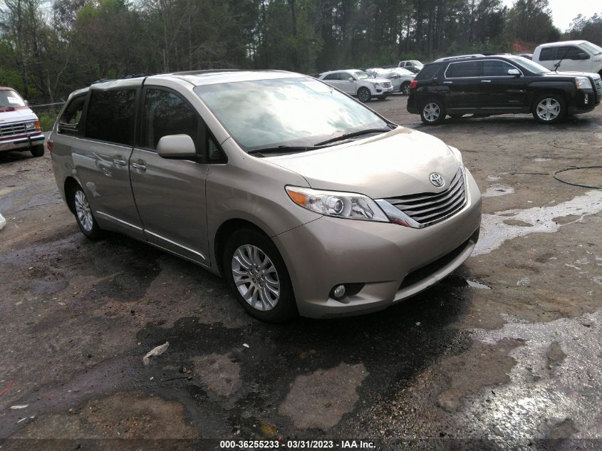 2015 TOYOTA SIENNA XLE/XLE AAS/LTD - 5TDYK3DC9FS667397