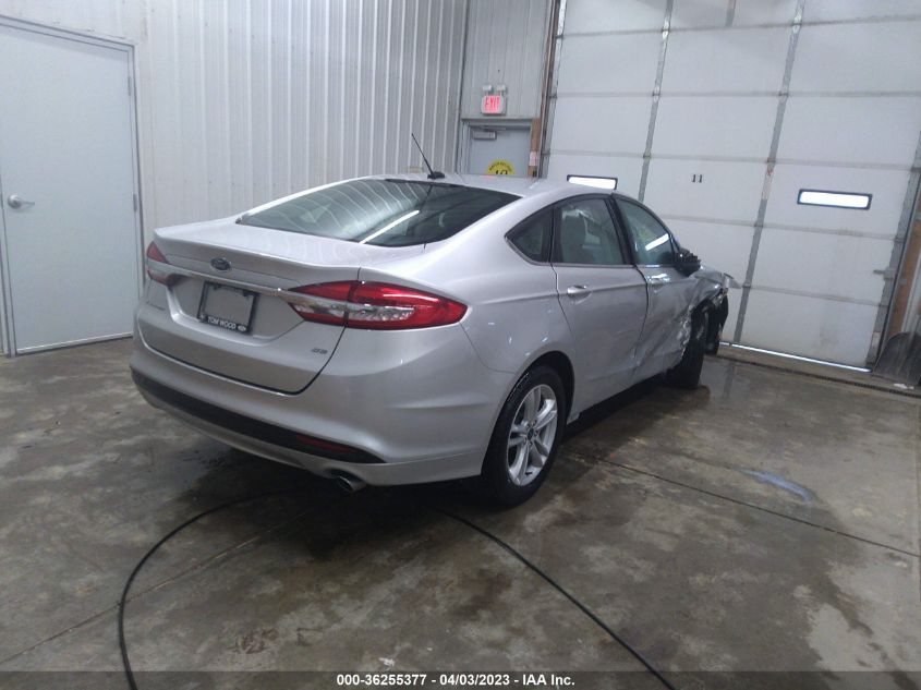 2018 FORD FUSION SE - 3FA6P0H75JR195186