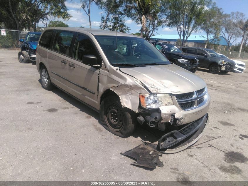 2014 DODGE GRAND CARAVAN AMERICAN VALUE PKG - 2C4RDGBG3ER102257