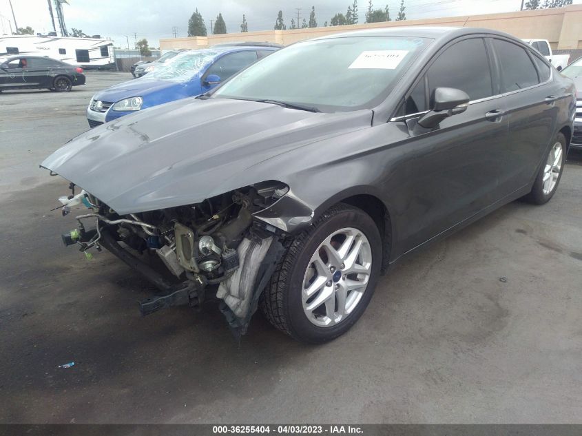 2016 FORD FUSION SE - 3FA6P0H71GR330981