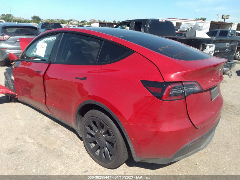 VIN 7SAYGAEE9PF583675 2023 TESLA MODEL Y LONG RANGE