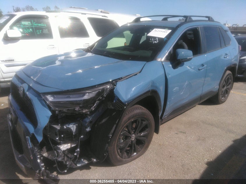 VIN JTM16RFV0ND064680 2022 TOYOTA RAV4 HYBRID SE