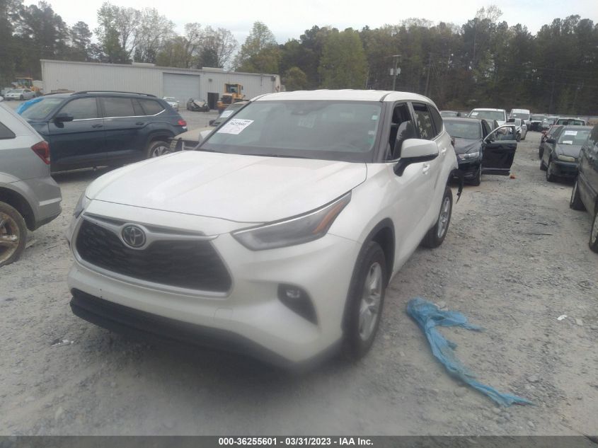 2021 TOYOTA HIGHLANDER L/LE - 5TDZZRAH7MS049575