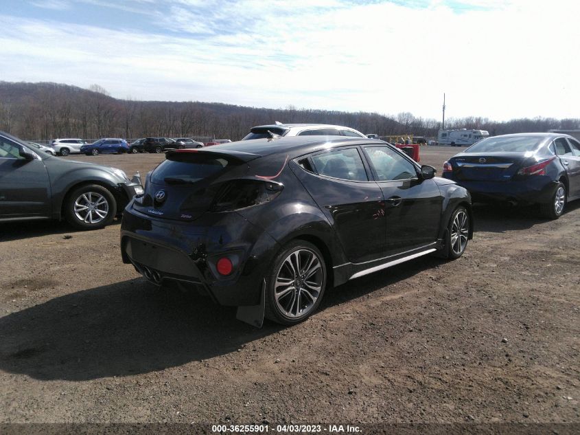 2017 HYUNDAI VELOSTER TURBO - KMHTC6AE4HU308564