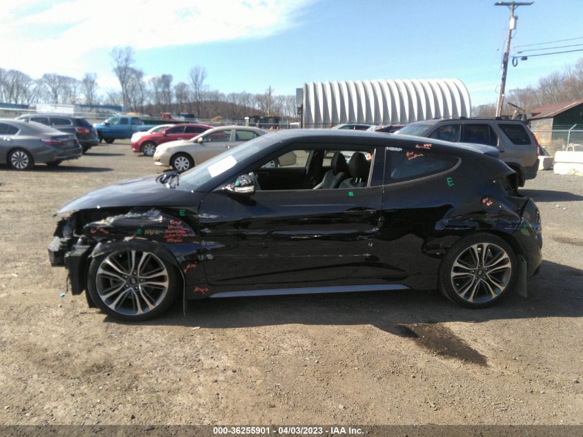 2017 HYUNDAI VELOSTER TURBO - KMHTC6AE4HU308564