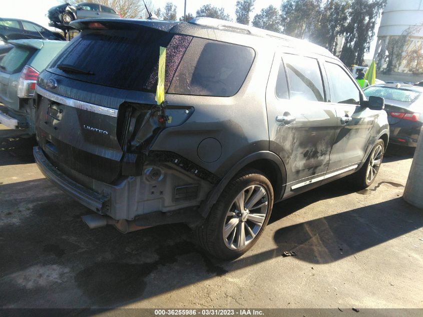 2018 FORD EXPLORER LIMITED - 1FM5K7F89JGB80637
