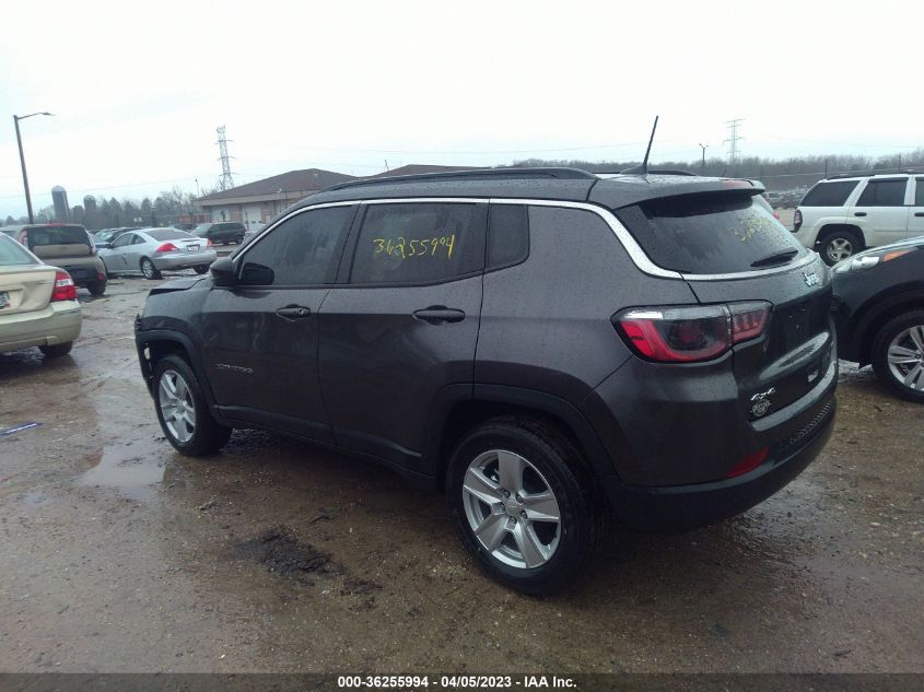 2022 JEEP COMPASS LATITUDE - 3C4NJDBB4NT231650