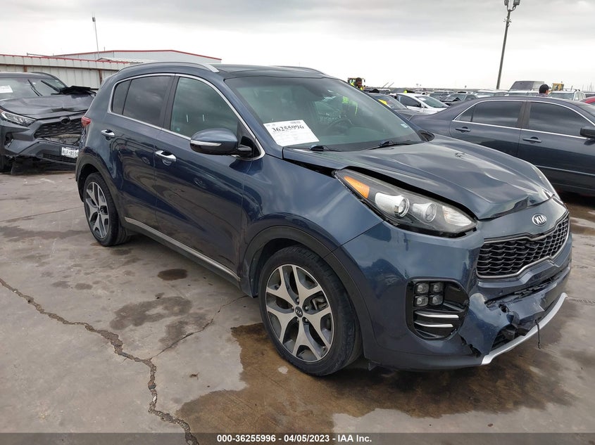 VIN KNDPR3A61H7221845 2017 KIA SPORTAGE SX TURBO