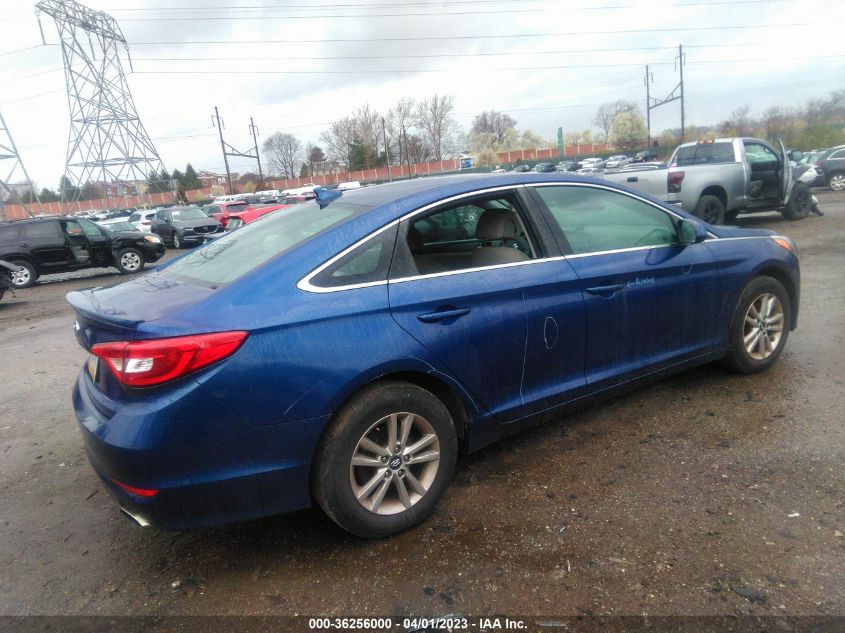 2016 HYUNDAI SONATA 2.4L SE - 5NPE24AF2GH283220