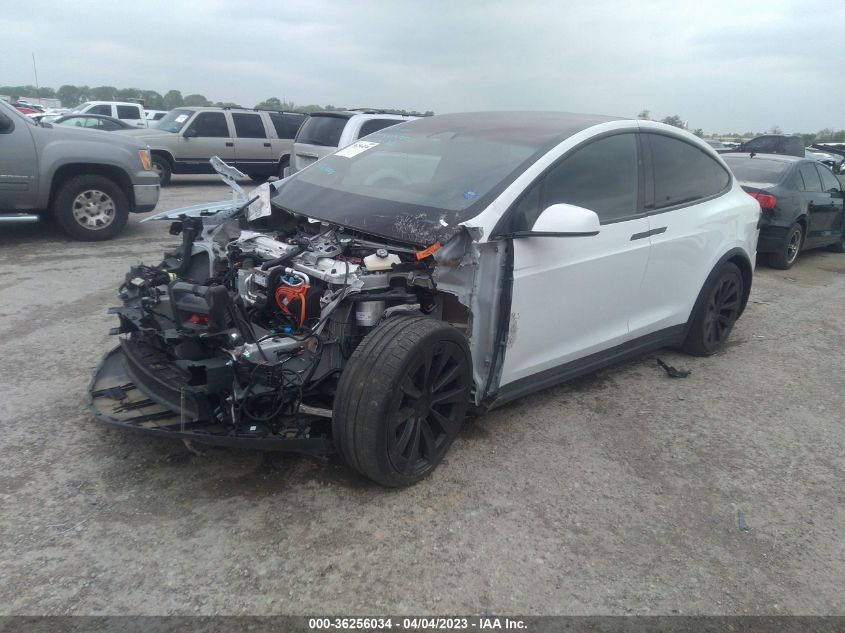 2022 TESLA MODEL X PLAID - 7SAXCBE66NF339243