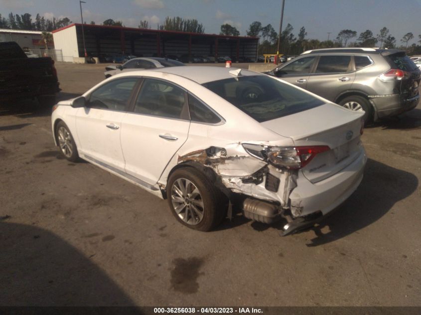 2016 HYUNDAI SONATA 2.4L SPORT - 5NPE34AFXGH379089