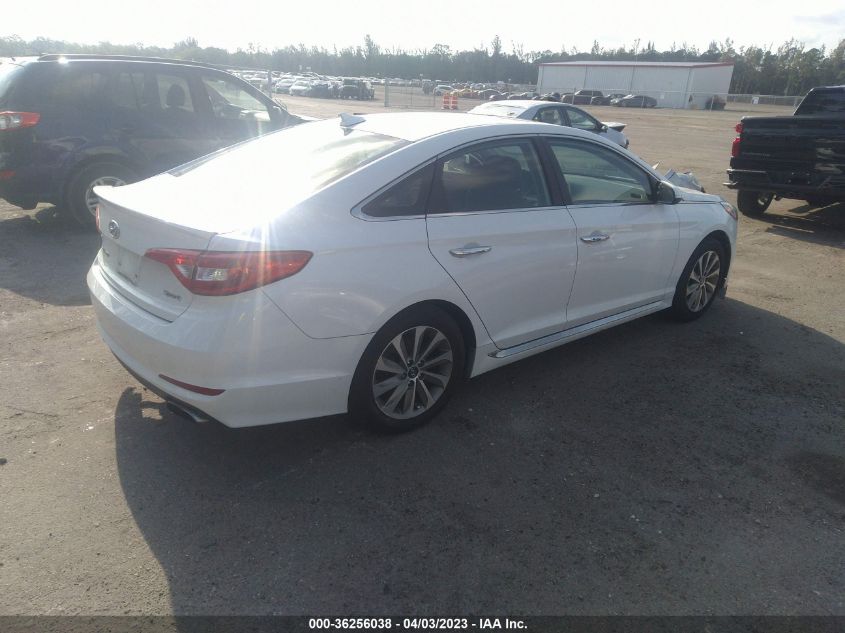 2016 HYUNDAI SONATA 2.4L SPORT - 5NPE34AFXGH379089