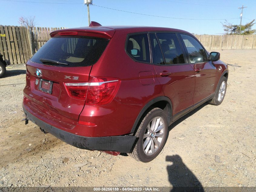 2014 BMW X3 XDRIVE28I - 5UXWX9C53E0D35926