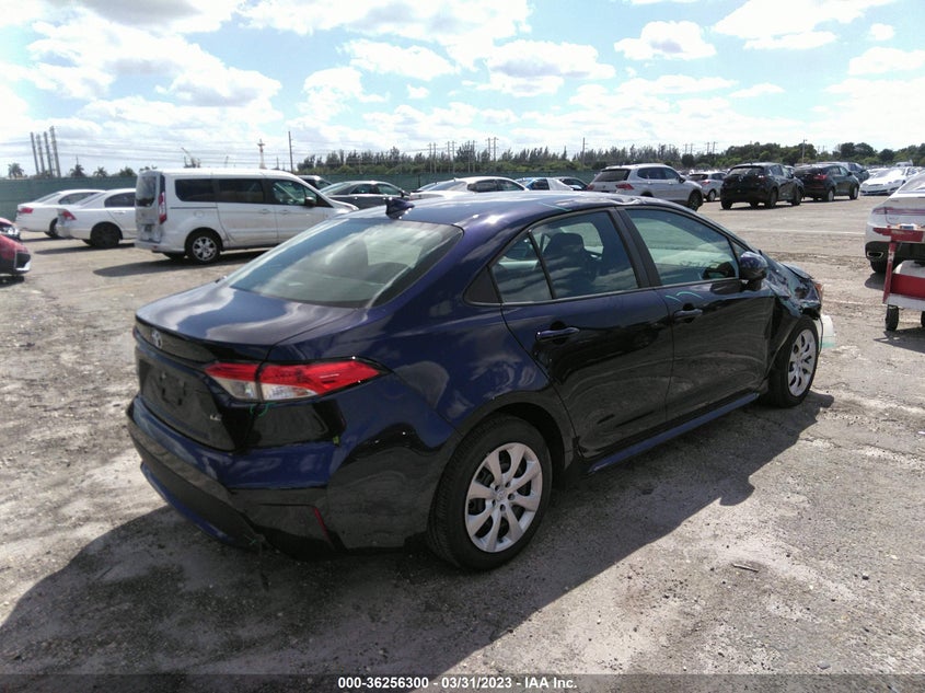 VIN 5YFEPMAE1MP266674 2021 TOYOTA COROLLA LE