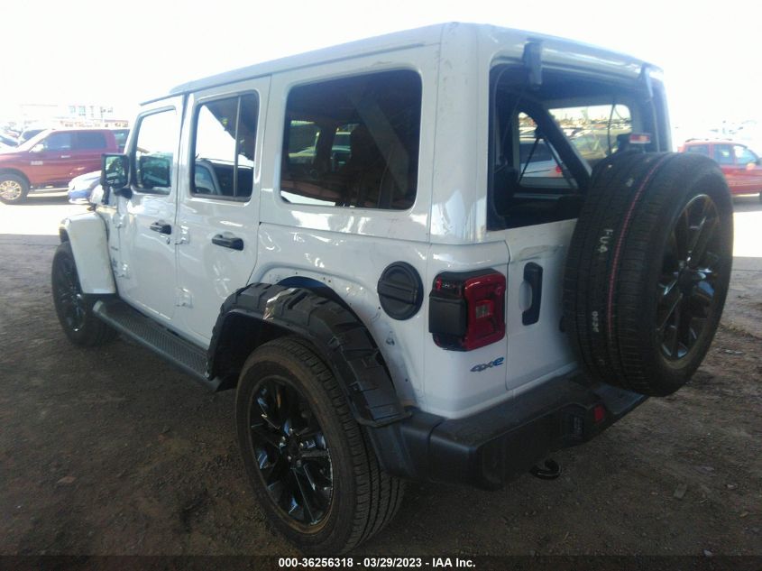 2021 JEEP WRANGLER 4XE UNLIMITED SAHARA 1C4JJXP67MW800785