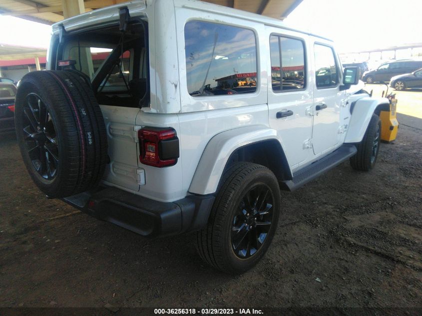 2021 JEEP WRANGLER 4XE UNLIMITED SAHARA 1C4JJXP67MW800785