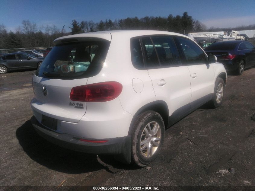 2013 VOLKSWAGEN TIGUAN S - WVGBV3AX8DW586257