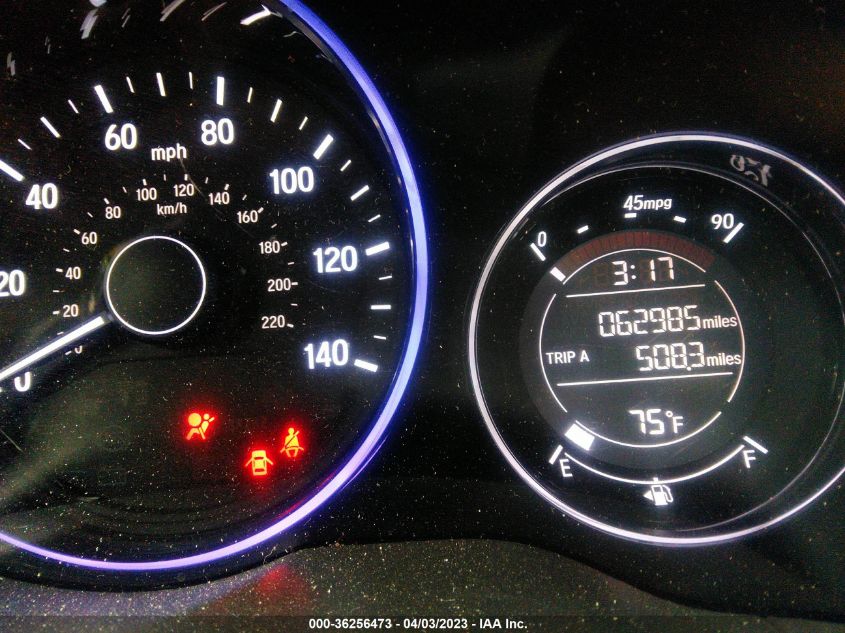 2017 HONDA HR-V EX - 3CZRU6H59HM709401