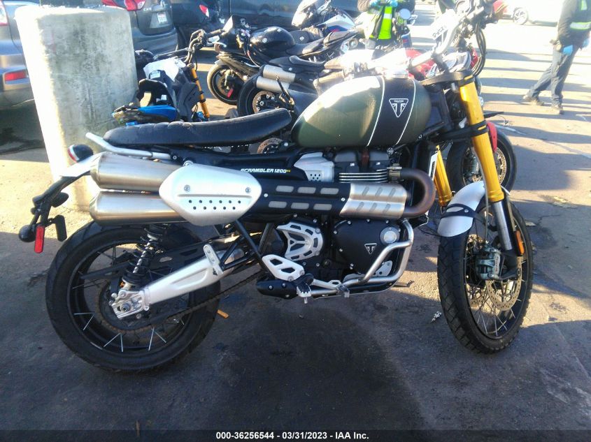 2022 TRIUMPH MOTORCYCLE SCRAMBLER 1200 XE - SMTD51HG4NTAU2465