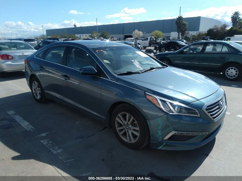 2015 HYUNDAI SONATA 2.4L SE - 5NPE24AF2FH181432