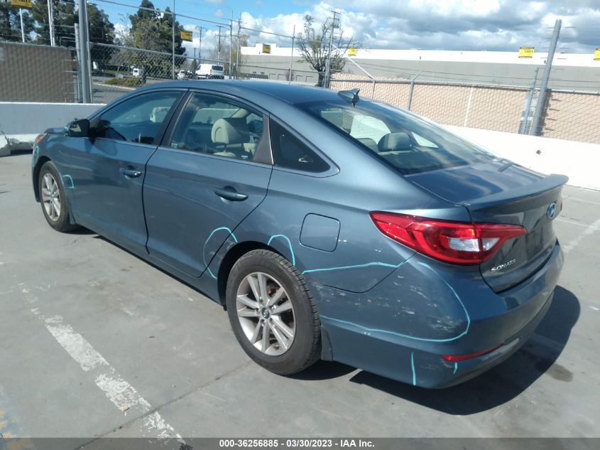 2015 HYUNDAI SONATA 2.4L SE - 5NPE24AF2FH181432