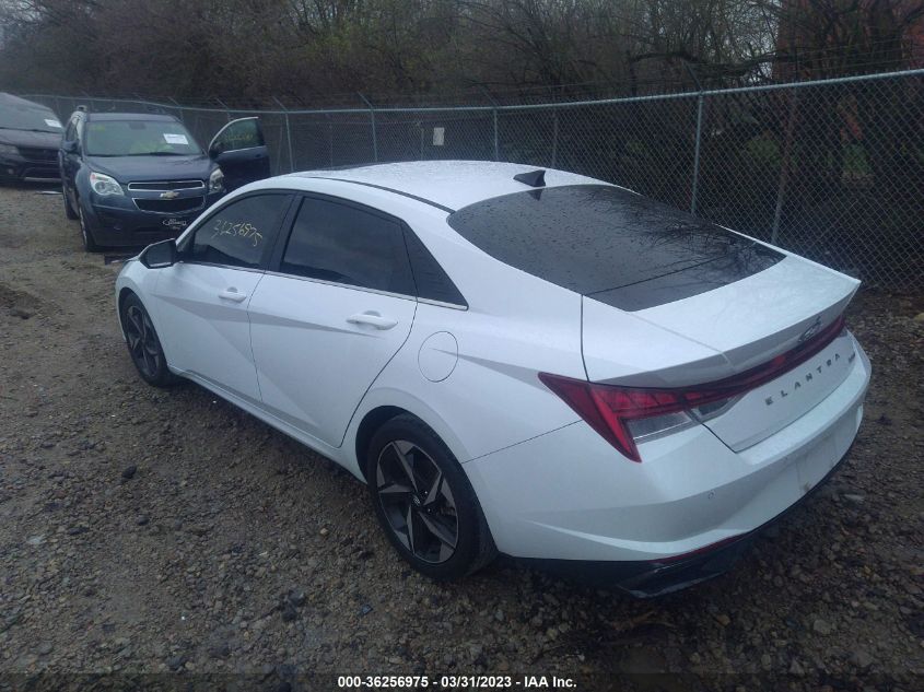 2021 HYUNDAI ELANTRA LIMITED - 5NPLP4AG5MH028476